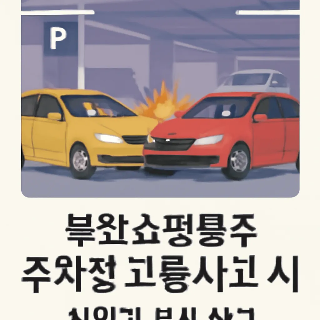 복합쇼핑몰 주차장 교통사고 발생 시 책임과 보상 청구